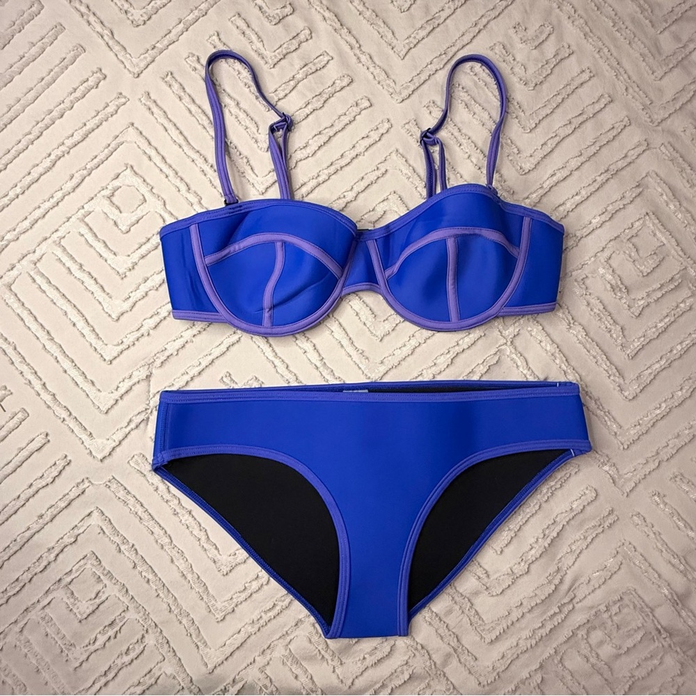 Neoprene Purple Two Piece | M